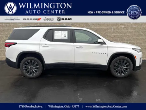 White 2024 Chevrolet Traverse Limited RS for sale in Wilmington, OH