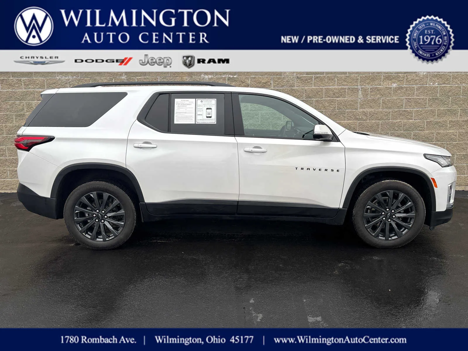 White 2024 Chevrolet Traverse Limited RS for sale in Wilmington, OH