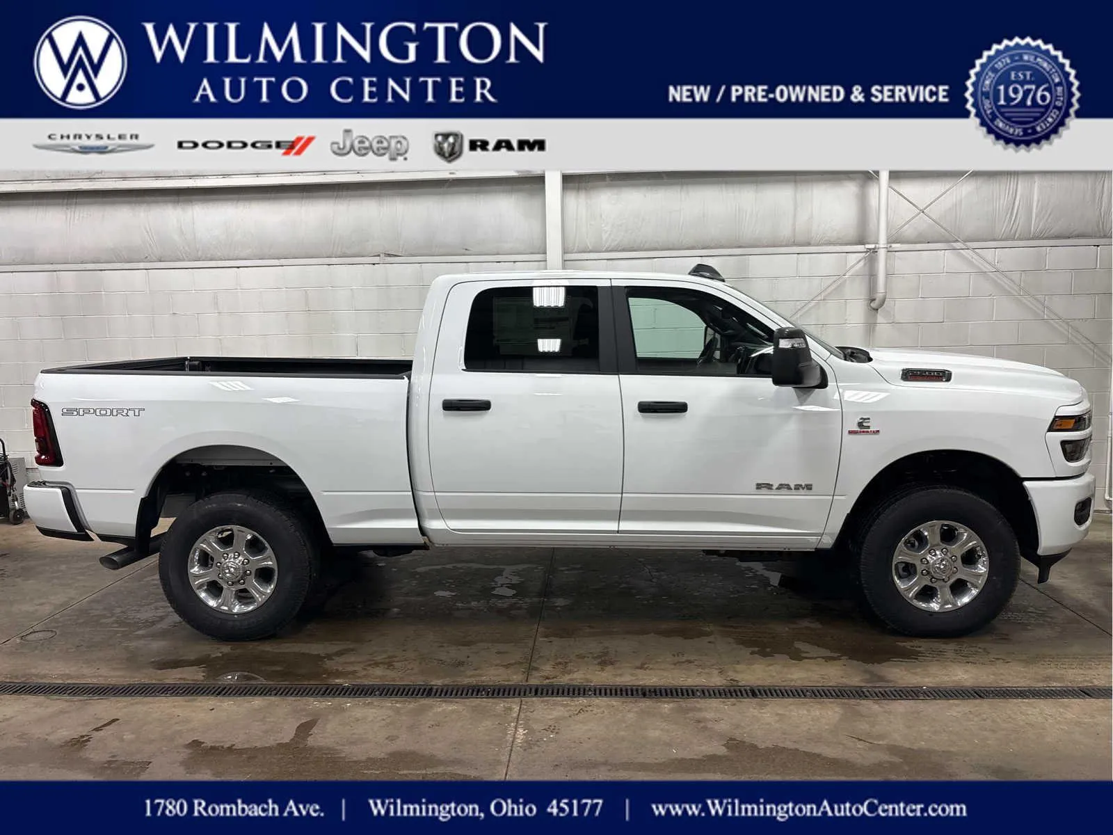 White 2026 Ram 2500 Big Horn for sale in Wilmington, OH