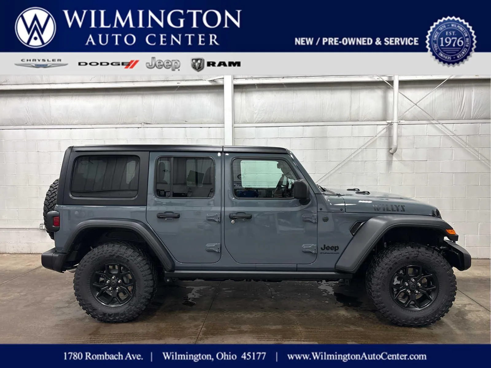 Blue 2026 Jeep Wrangler Willys for sale in Wilmington, OH