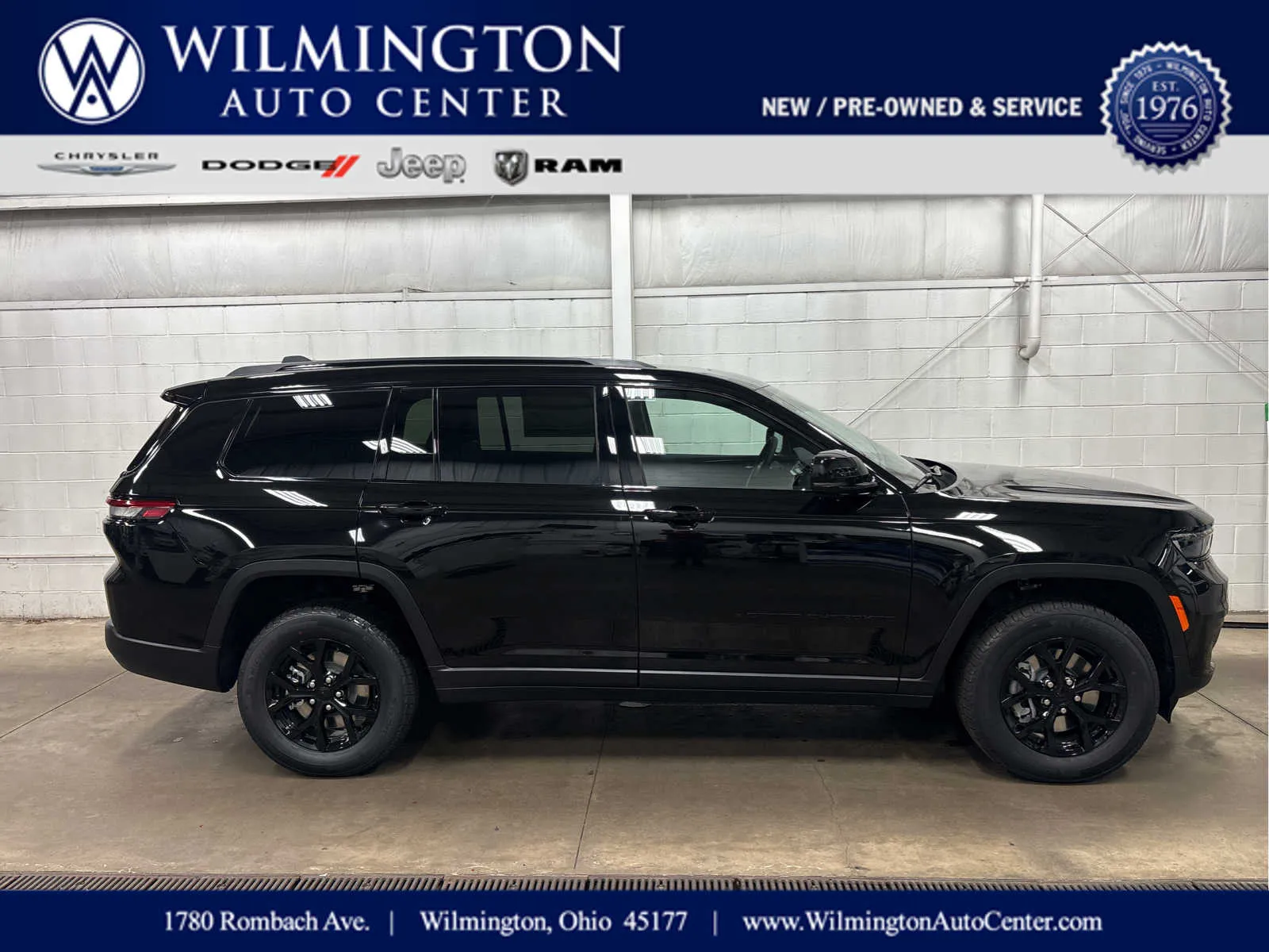 Black 2025 Jeep Grand Cherokee L Altitude X for sale in Wilmington, OH