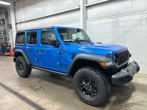 Photos of 2026 Jeep Wrangler Willys for sale in Wilmington, OH at Wilmington Auto Center Chrysler Dodge Jeep RAM