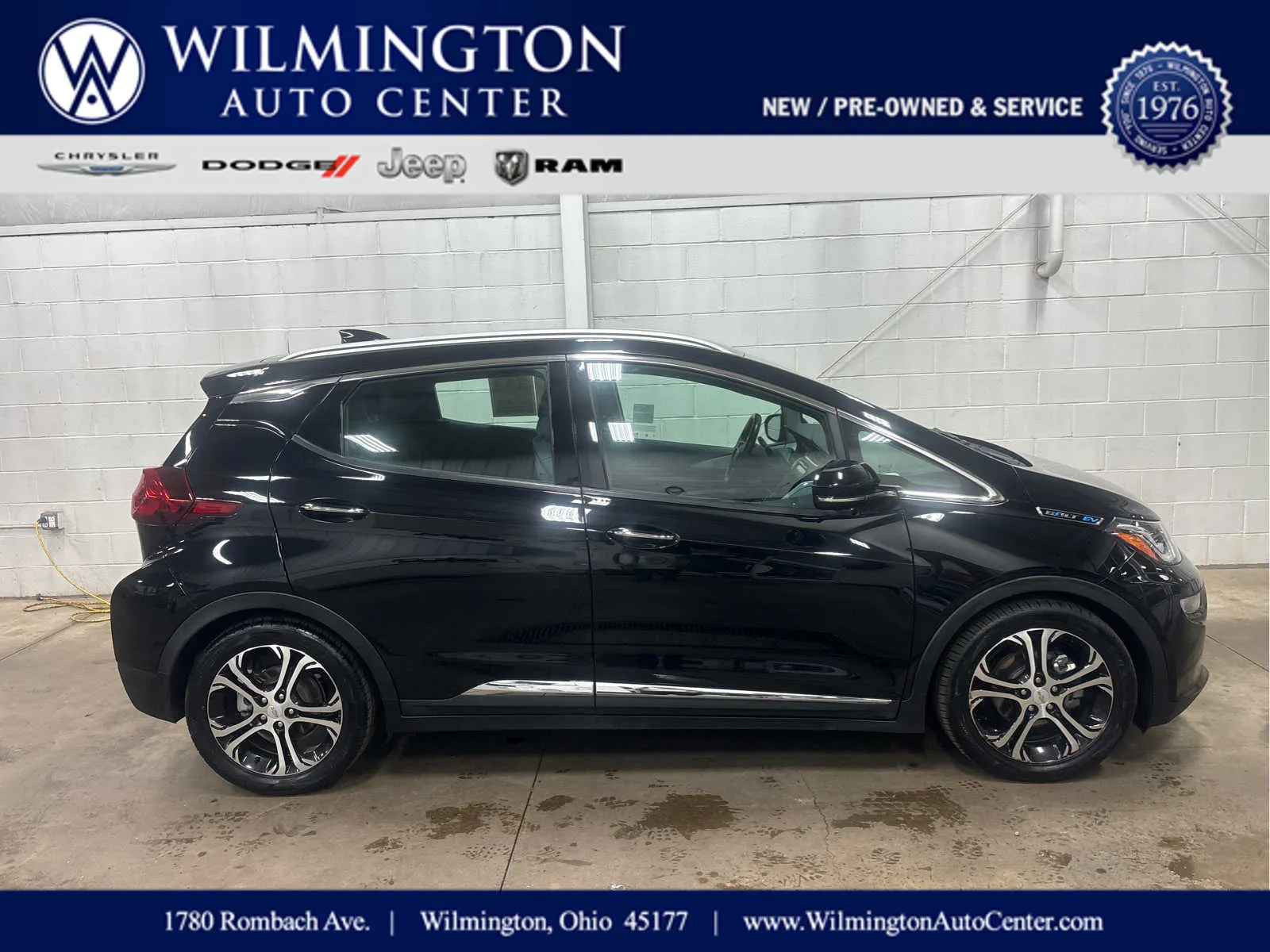 Used 2020 Chevrolet Bolt EV Premier with VIN 1G1FZ6S04L4135388 for sale in Wilmington, OH