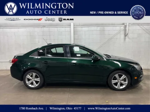 Green 2015 Chevrolet Cruze LT for sale in Wilmington, OH