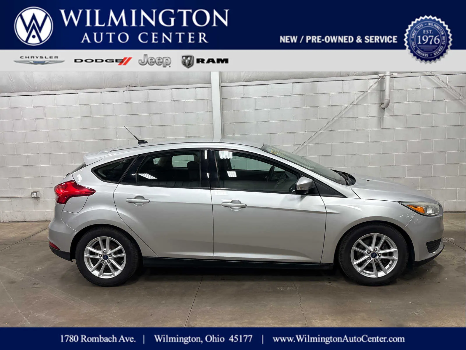 Silver 2015 Ford Focus SE for sale in Wilmington, OH