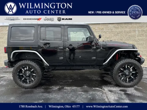 Black 2014 Jeep Wrangler Unlimited Rubicon X for sale in Wilmington, OH