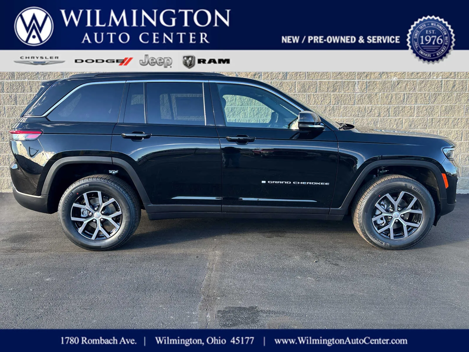 Black 2025 Jeep Grand Cherokee Limited for sale in Wilmington, OH