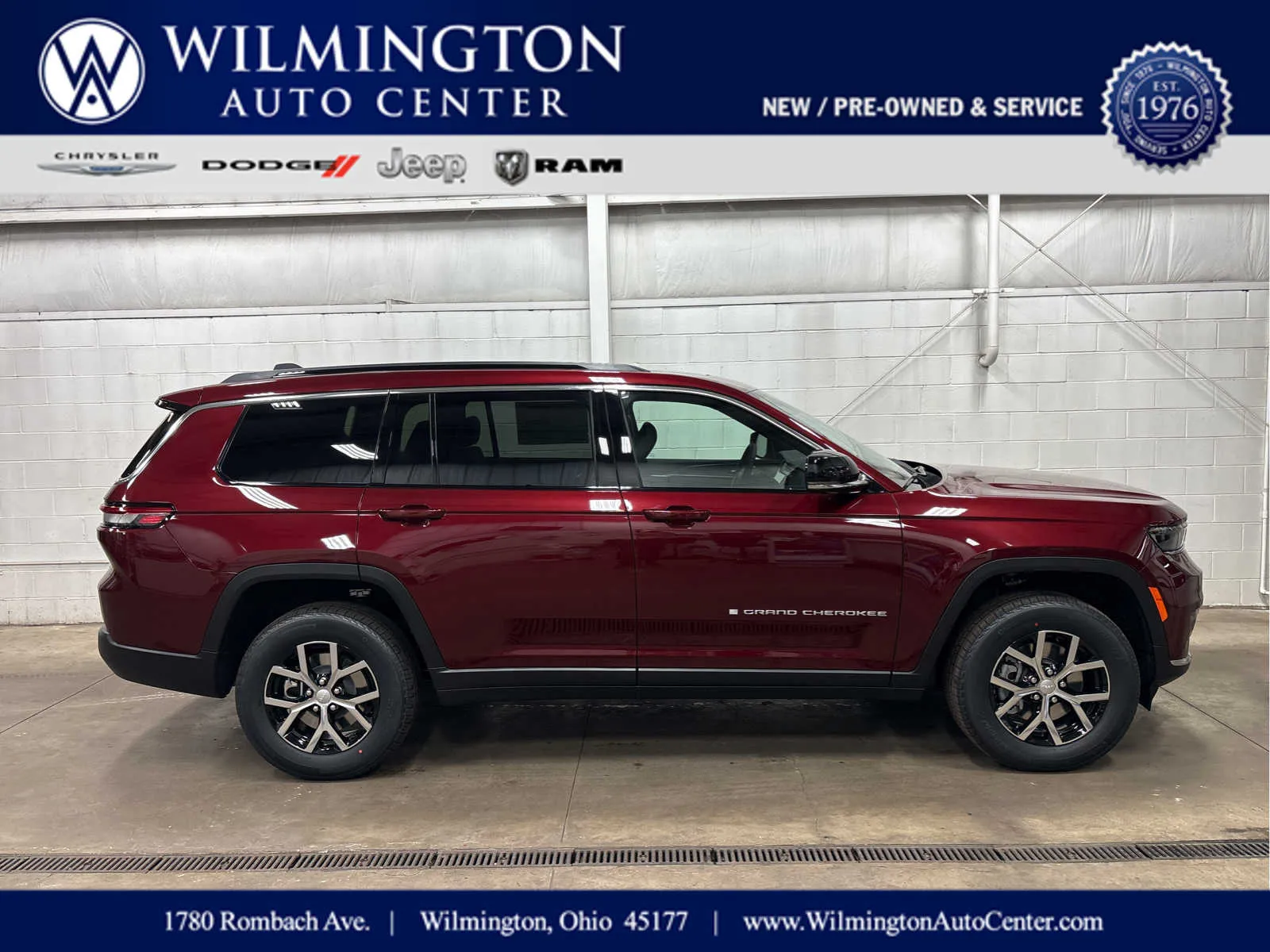 Red 2025 Jeep Grand Cherokee L Limited for sale in Wilmington, OH