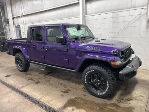 Photos of 2026 Jeep Gladiator Willys for sale in Wilmington, OH at Wilmington Auto Center Chrysler Dodge Jeep RAM