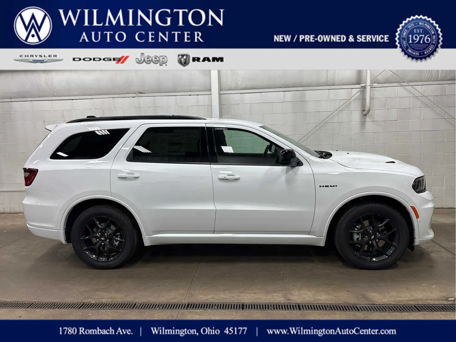 White 2026 Dodge Durango GT HEMI V8 for sale in Wilmington, OH