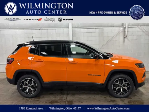 Orange 2026 Jeep Compass Limited for sale in Wilmington, OH