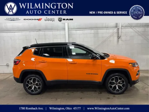 Orange 2026 Jeep Compass Limited for sale in Wilmington, OH