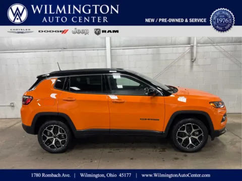 Orange 2026 Jeep Compass Limited for sale in Wilmington, OH