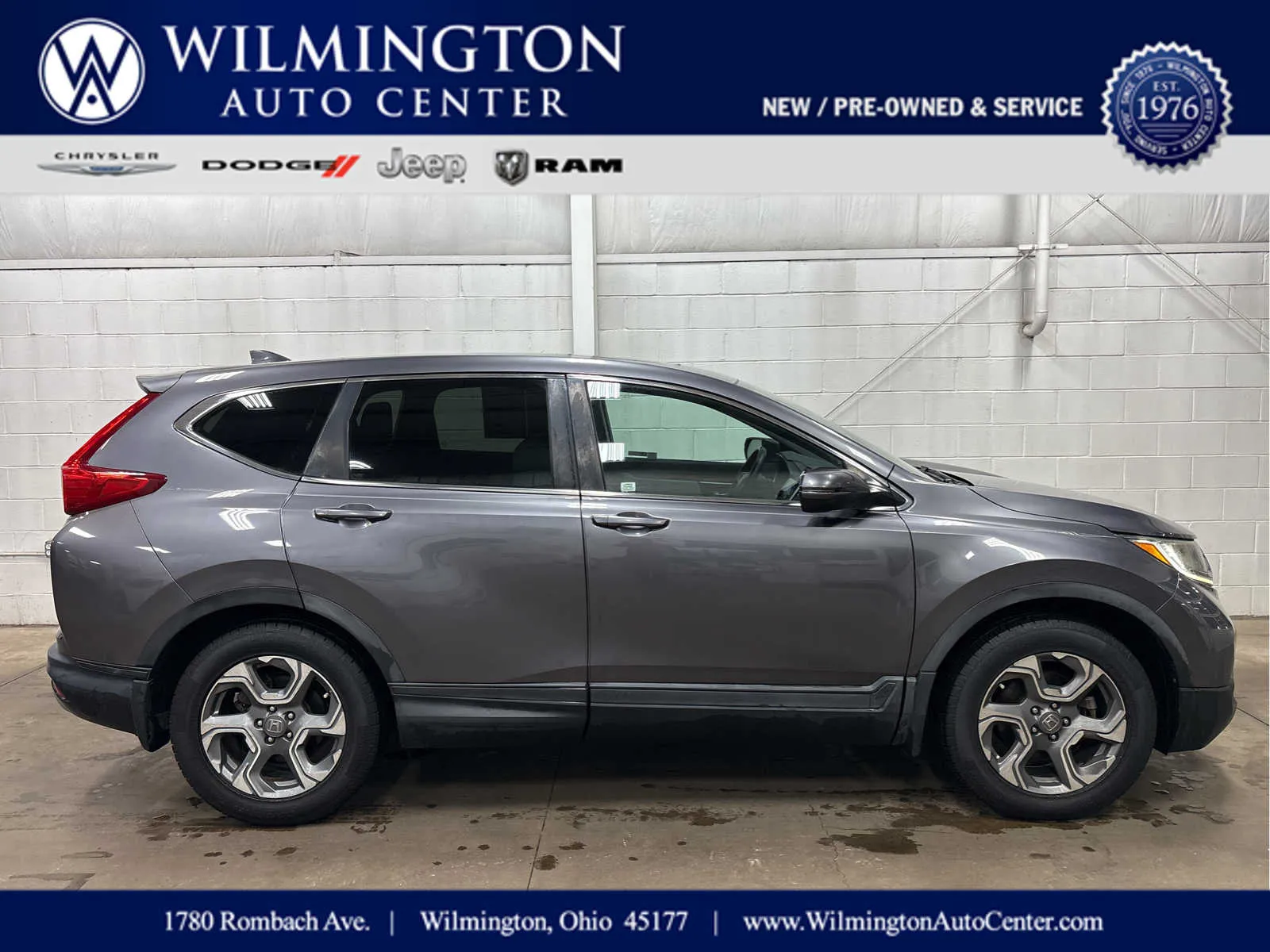 Silver 2018 Honda CR-V EX-L for sale in Wilmington, OH
