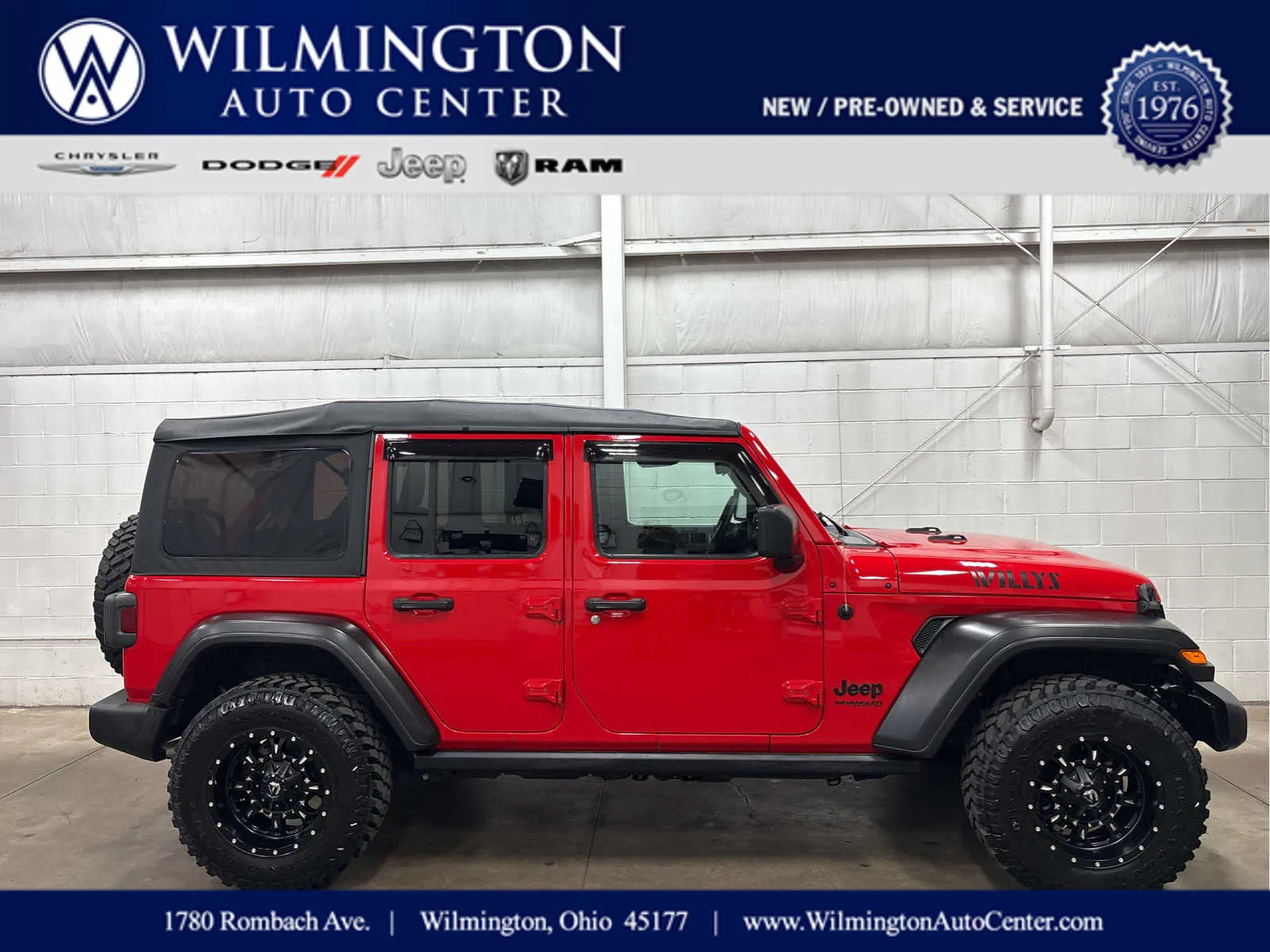 2021 Jeep Wrangler Unlimited Willys Sport for sale in Wilmington, OH