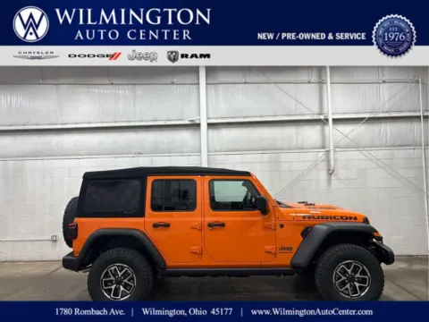 Orange 2025 Jeep Wrangler Rubicon for sale in Wilmington, OH