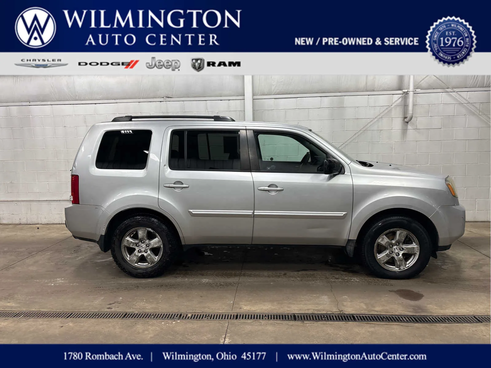 Silver 2011 Honda Pilot EX-L for sale in Wilmington, OH