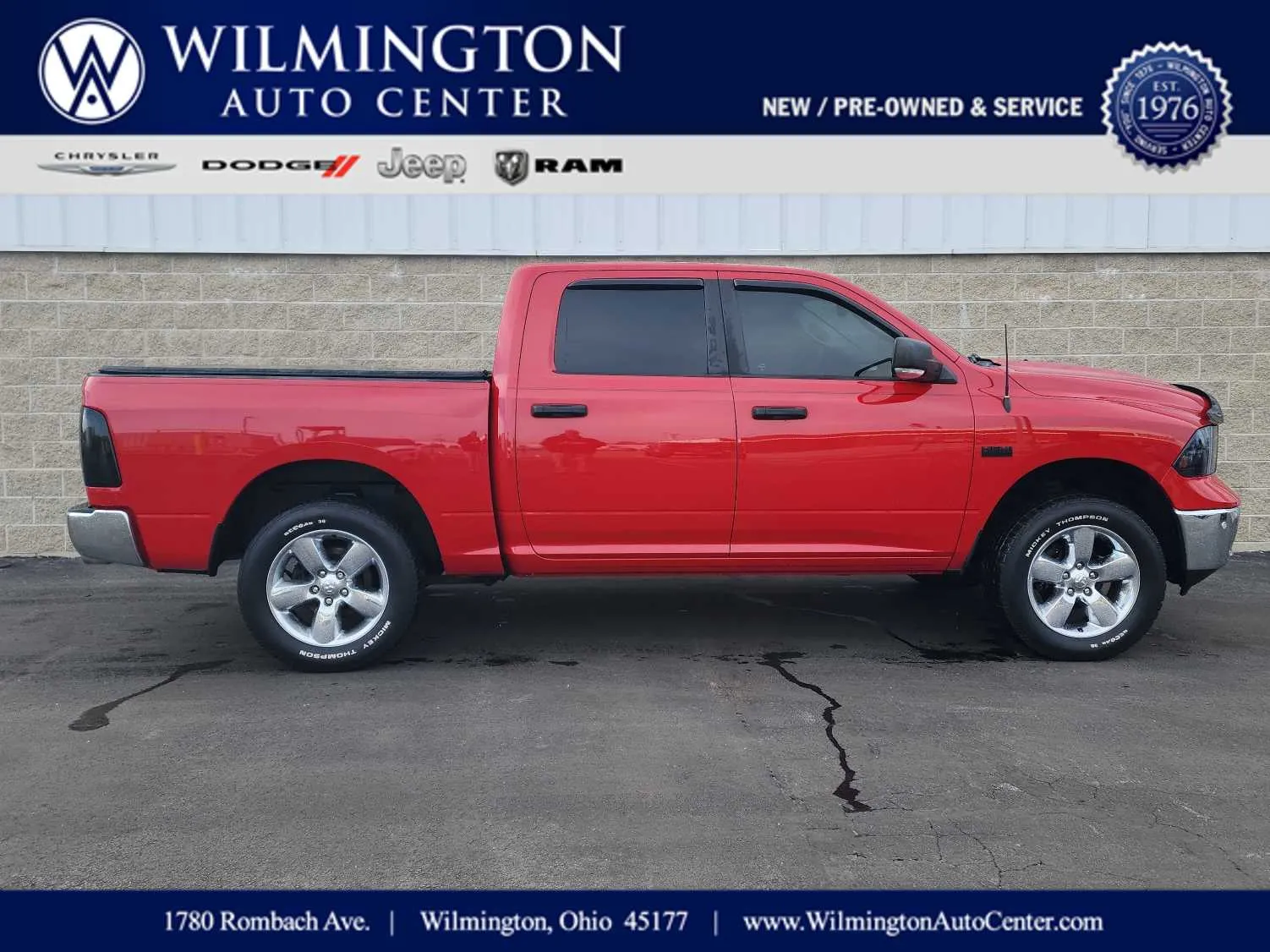 Red 2016 Ram 1500 Big Horn for sale in Wilmington, OH