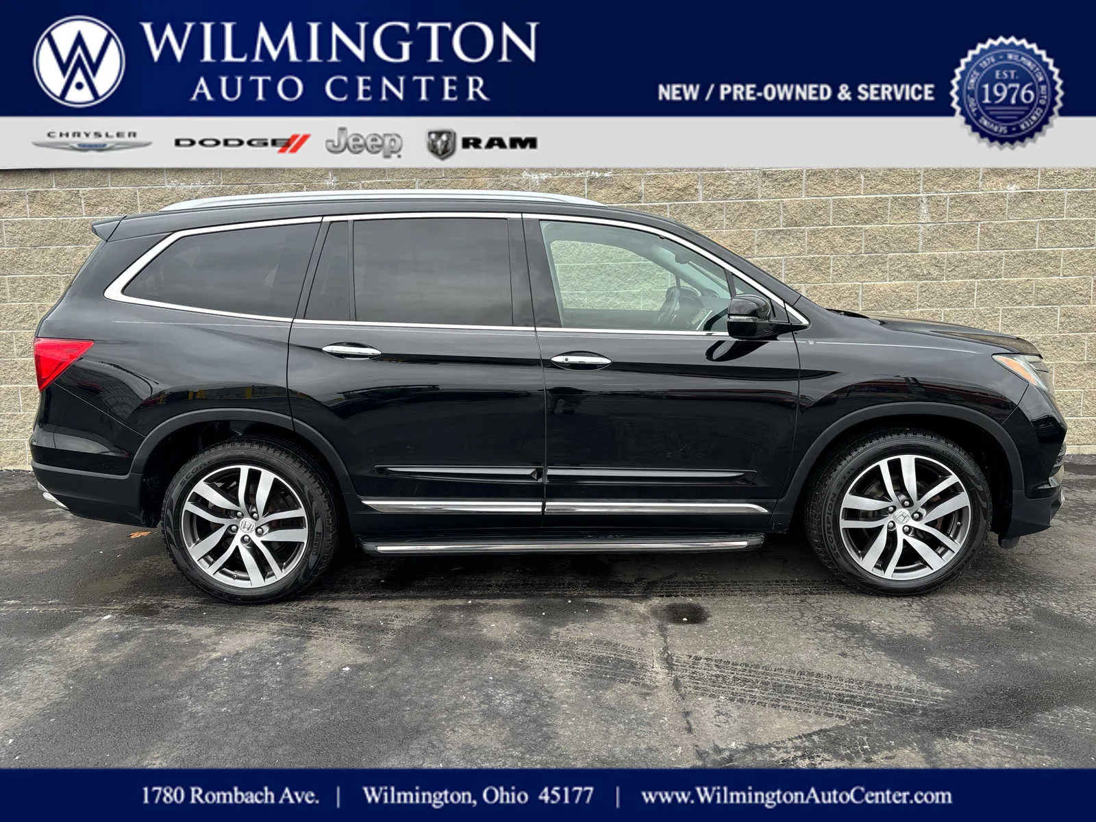 Black 2016 Honda Pilot Elite for sale in Wilmington, OH