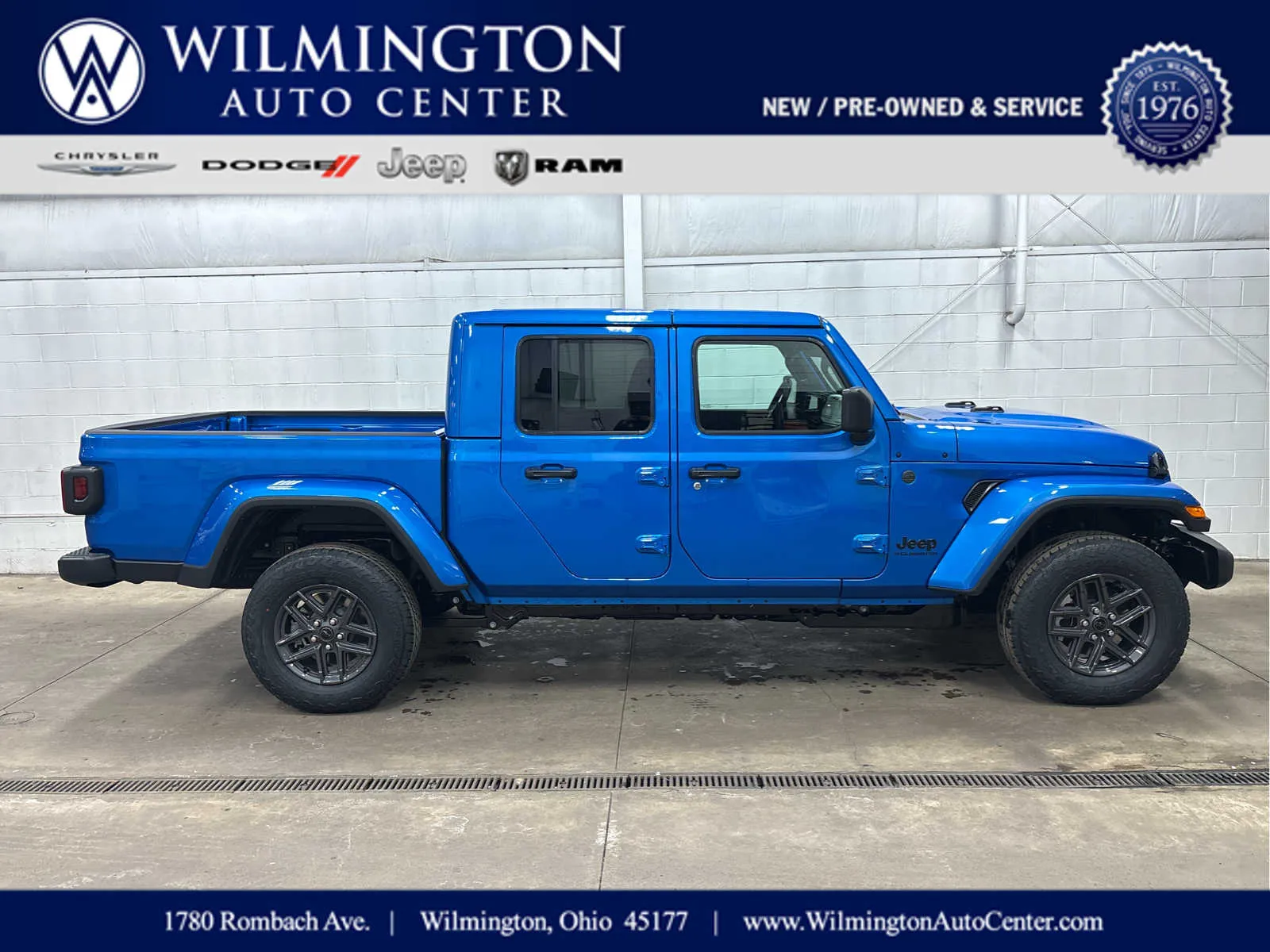 Blue 2026 Jeep Gladiator Sport S for sale in Wilmington, OH
