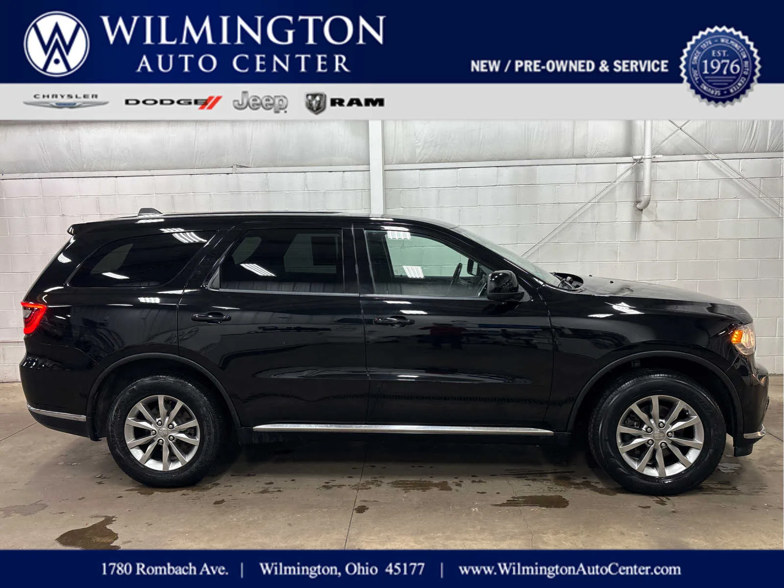 Black 2018 Dodge Durango SXT for sale in Wilmington, OH
