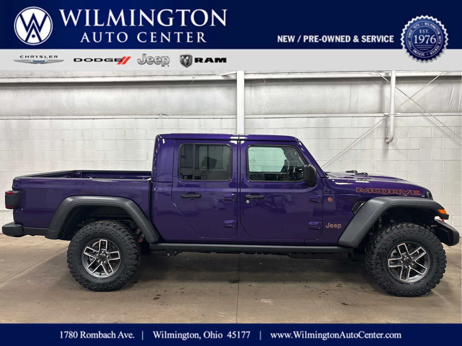 Purple 2026 Jeep Gladiator Mojave for sale in Wilmington, OH
