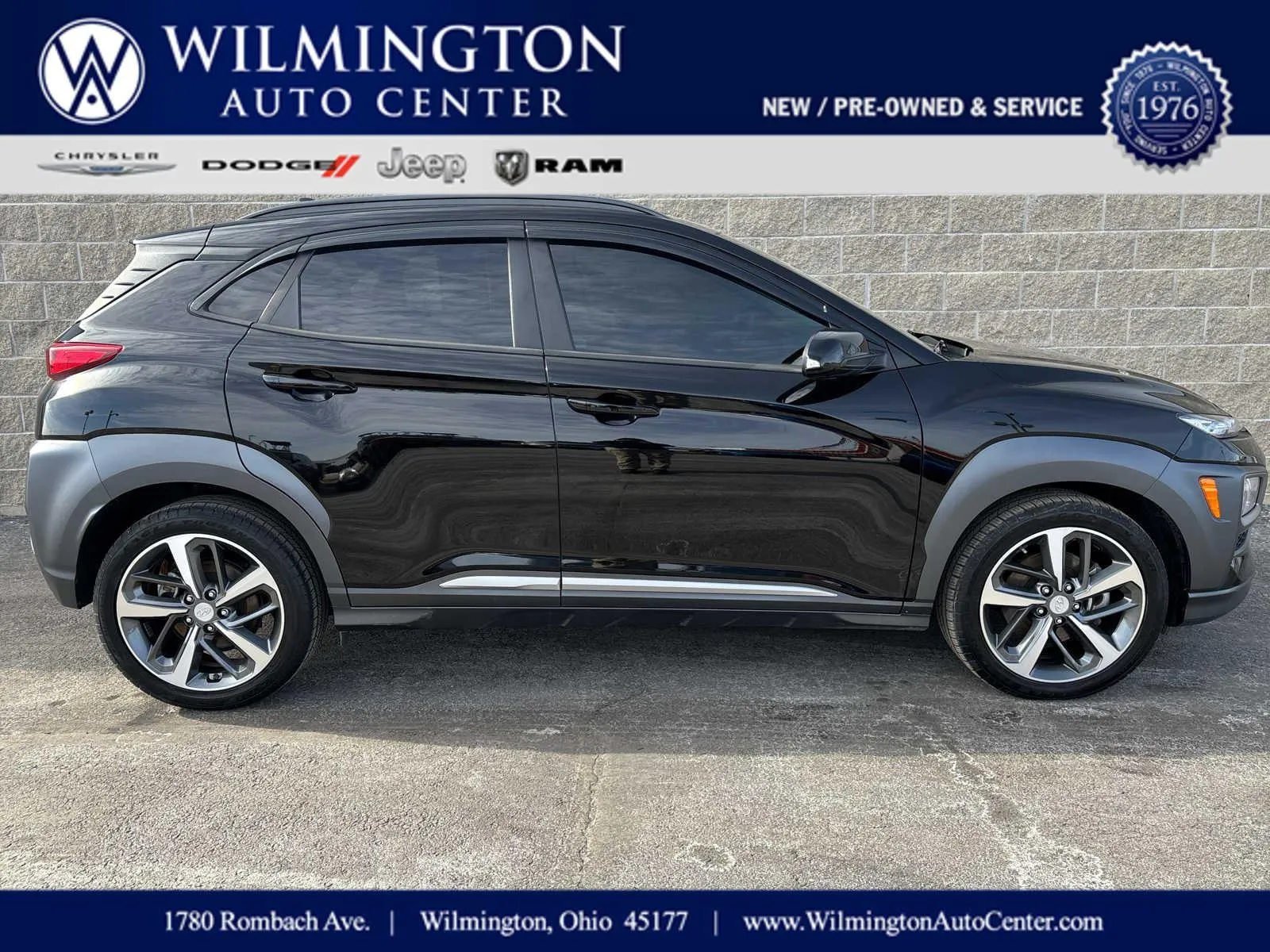 Black 2020 Hyundai Kona Ultimate for sale in Wilmington, OH