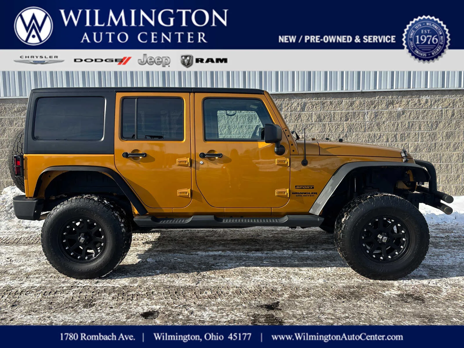 2014 Jeep Wrangler Unlimited Sport for sale in Wilmington, OH