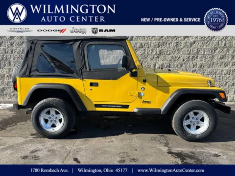 Yellow 2006 Jeep Wrangler SE for sale in Wilmington, OH
