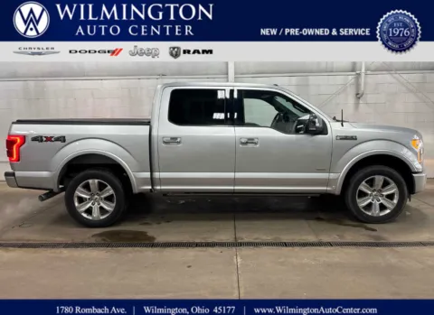 Silver 2016 Ford F-150 Platinum for sale in Wilmington, OH