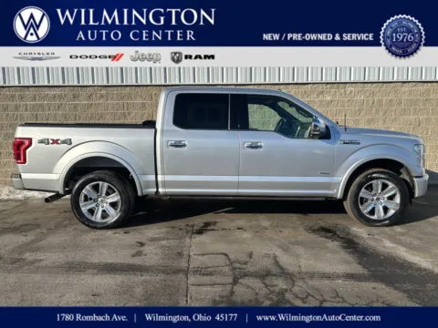 Silver 2016 Ford F-150 Platinum for sale in Wilmington, OH