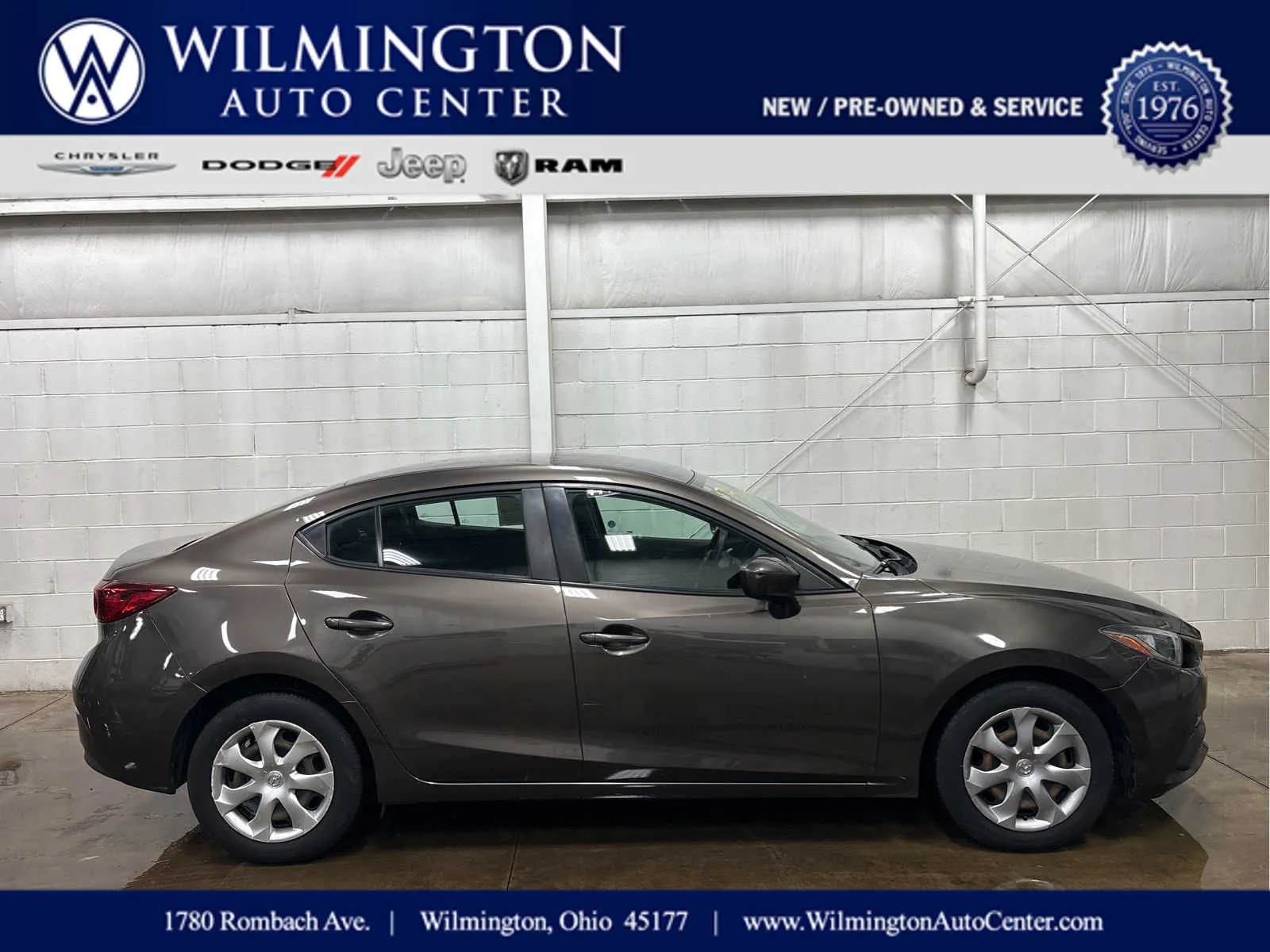 Brown 2015 Mazda MAZDA3 i Sport for sale in Wilmington, OH
