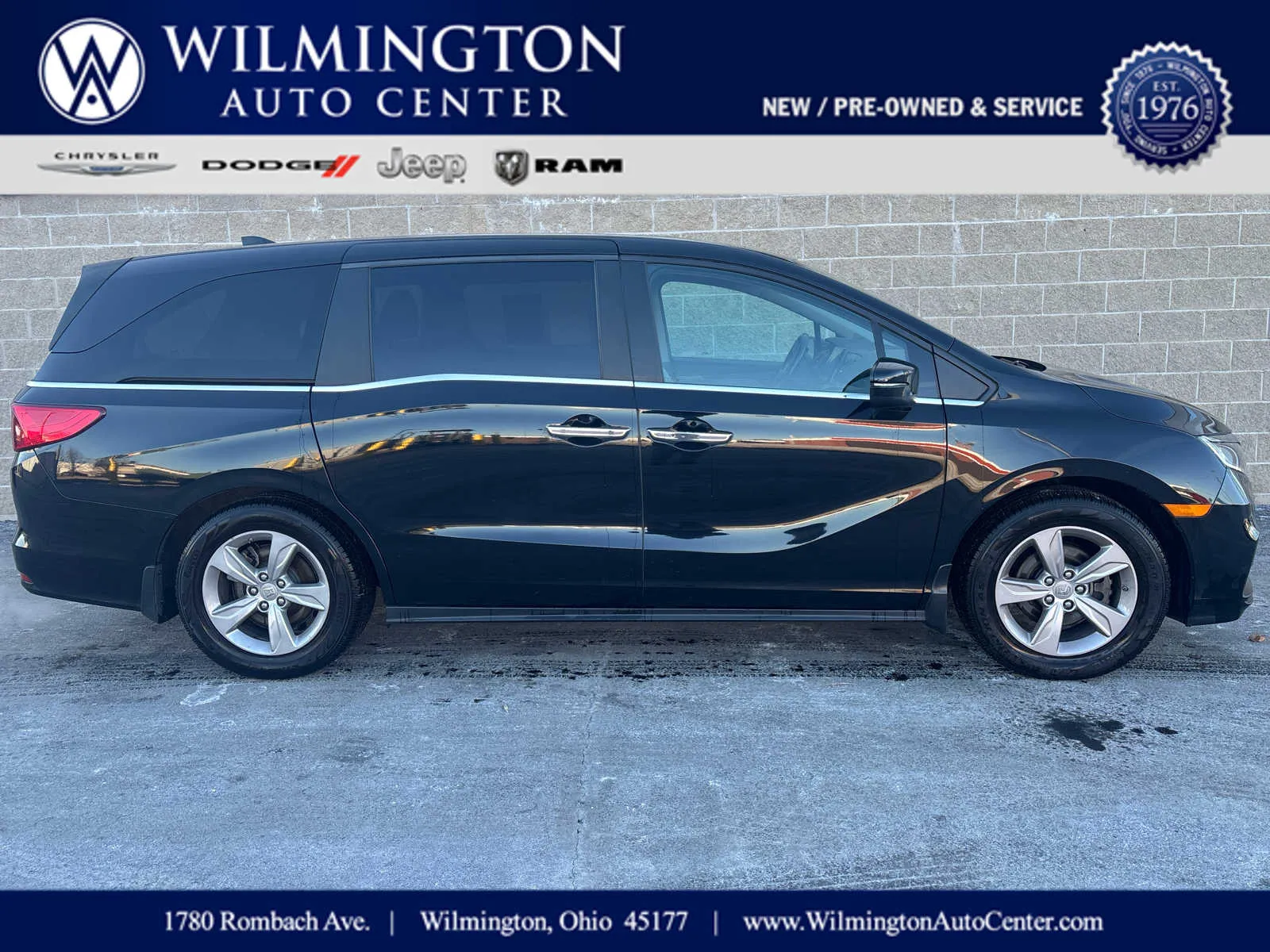 Black 2019 Honda Odyssey EX-L w/Navi/RES for sale in Wilmington, OH
