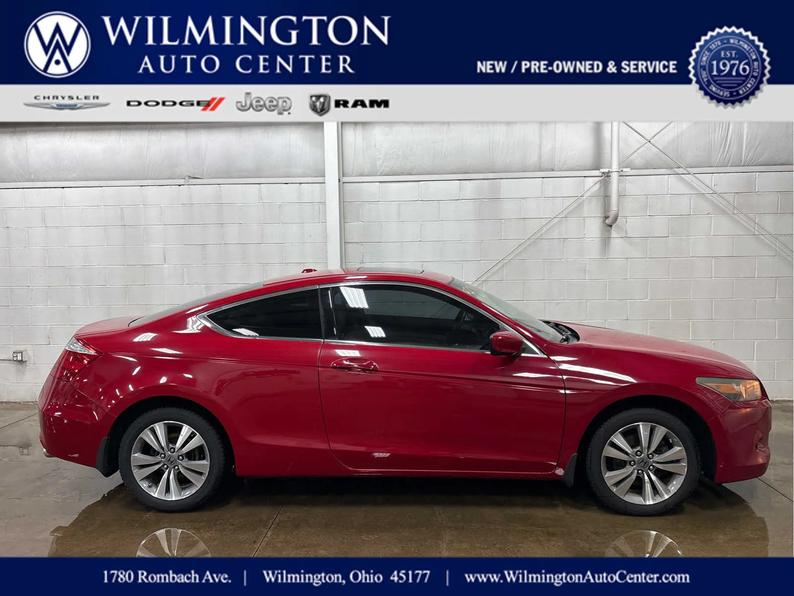 Red 2008 Honda Accord EX-L for sale in Wilmington, OH