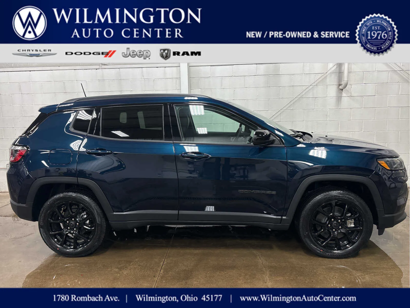 Blue 2026 Jeep Compass Latitude Altitude for sale in Wilmington, OH