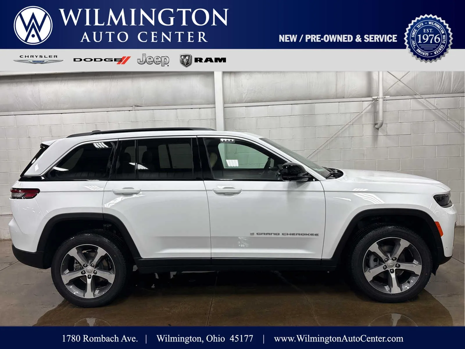 White 2026 Jeep Grand Cherokee Limited for sale in Wilmington, OH