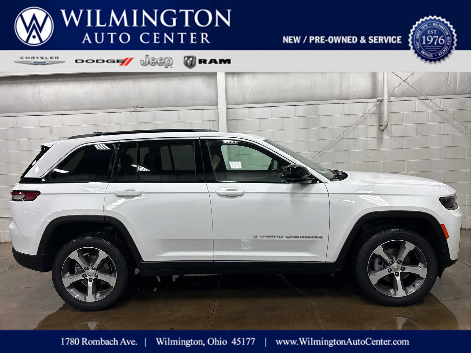 White 2026 Jeep Grand Cherokee Limited for sale in Wilmington, OH