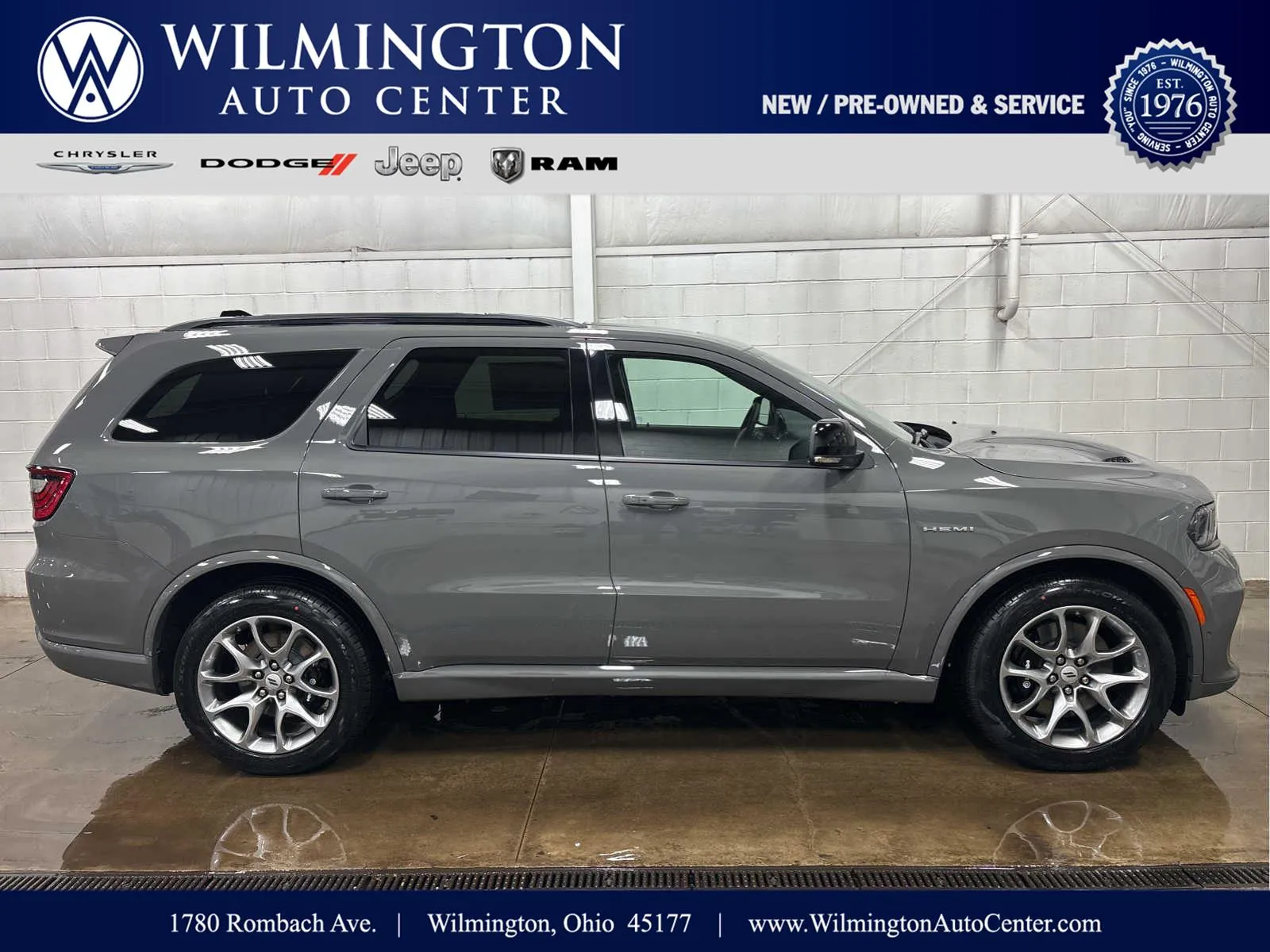 Gray 2026 Dodge Durango GT Plus HEMI V8 for sale in Wilmington, OH