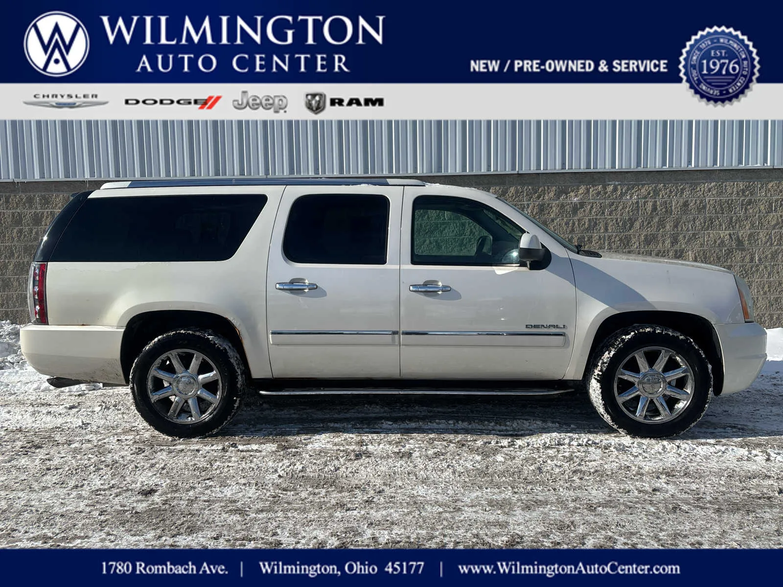 White 2012 GMC Yukon XL Denali for sale in Wilmington, OH