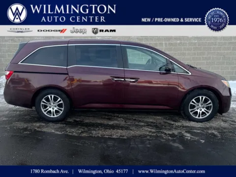 Red 2013 Honda Odyssey EX-L for sale in Wilmington, OH