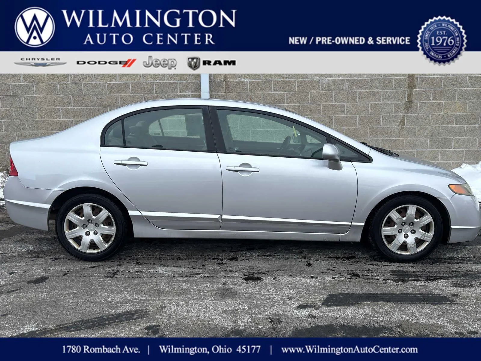 Silver 2006 Honda Civic Sdn LX for sale in Wilmington, OH