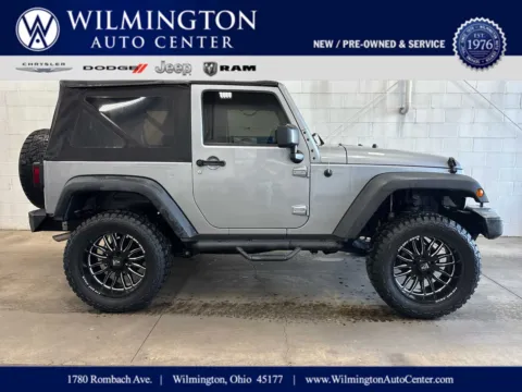 Silver 2017 Jeep Wrangler Sport for sale in Wilmington, OH