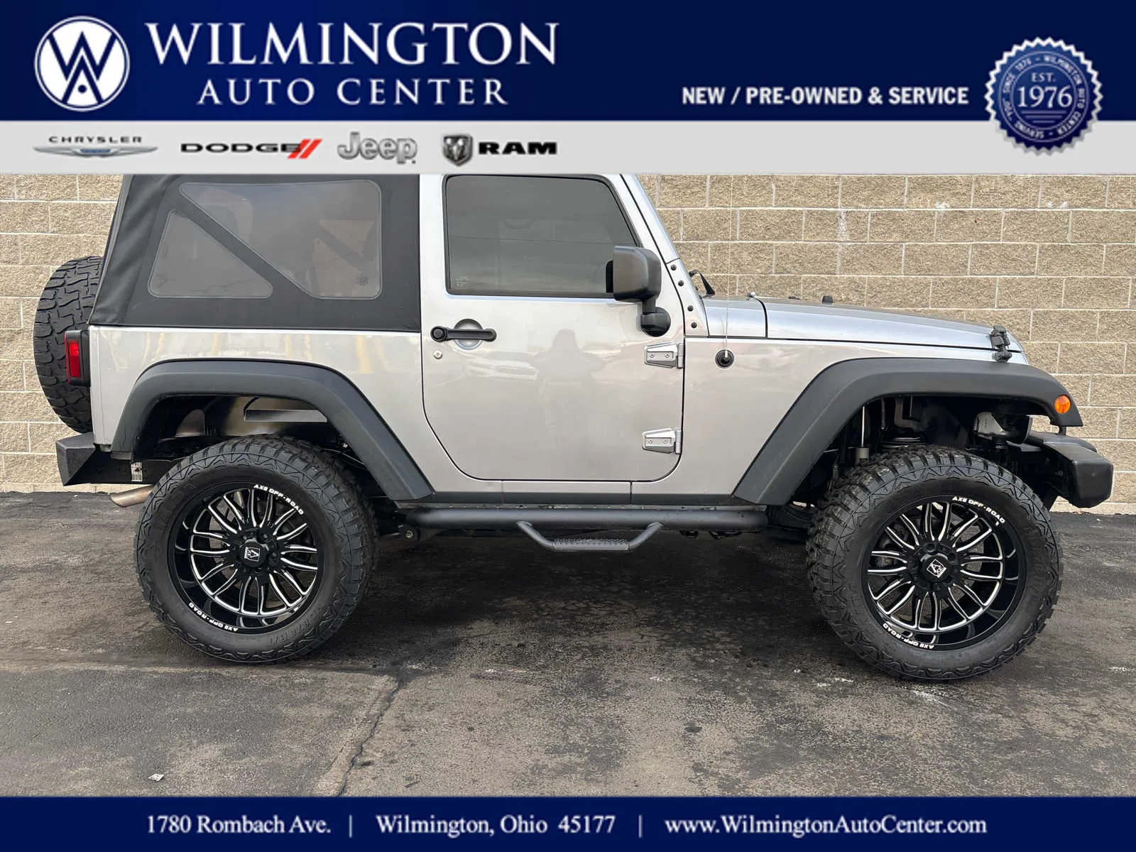 Silver 2017 Jeep Wrangler Sport for sale in Wilmington, OH