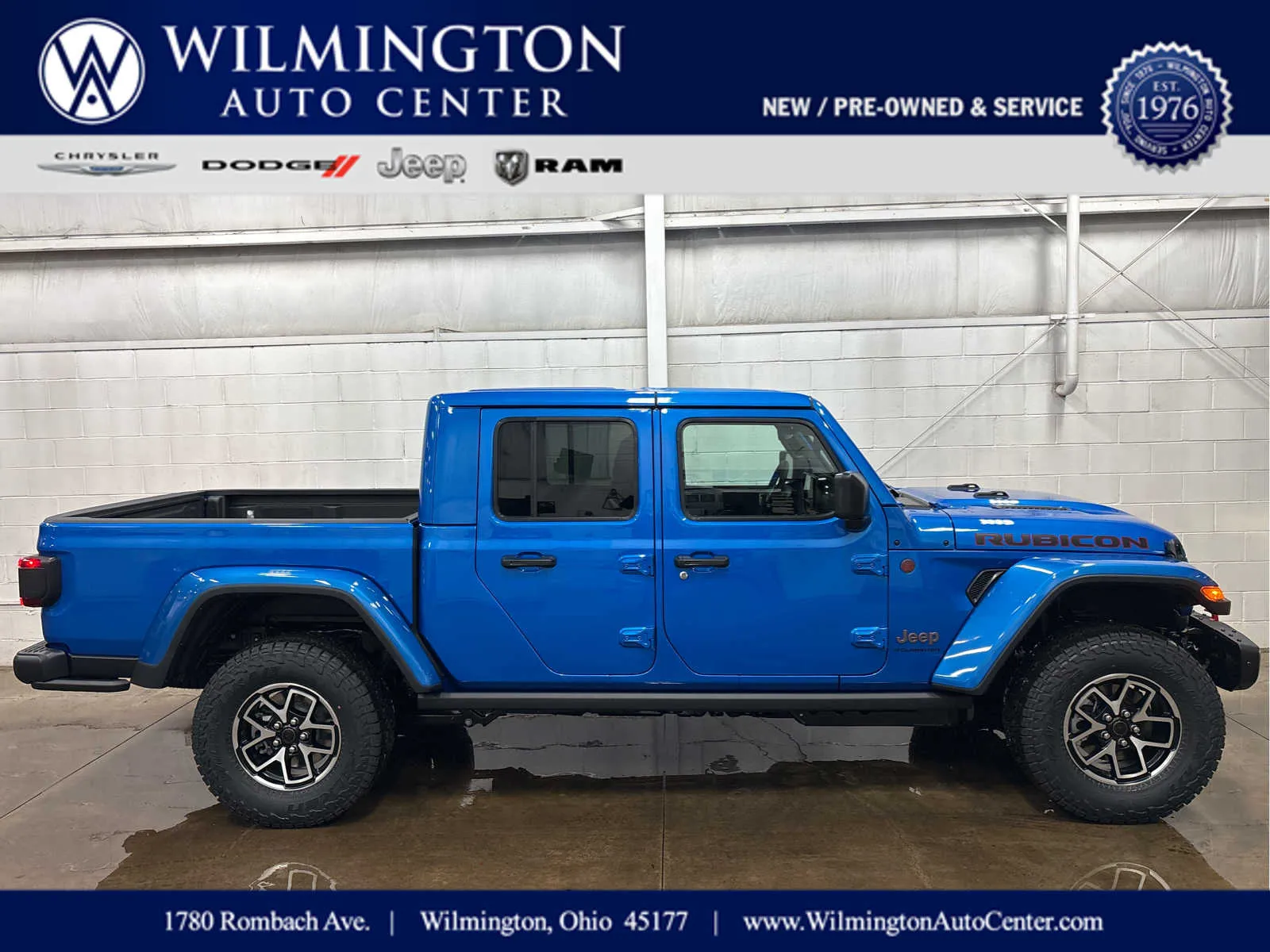Blue 2026 Jeep Gladiator Rubicon X for sale in Wilmington, OH