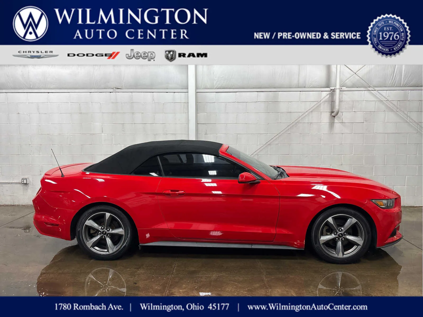 Red 2016 Ford Mustang V6 for sale in Wilmington, OH