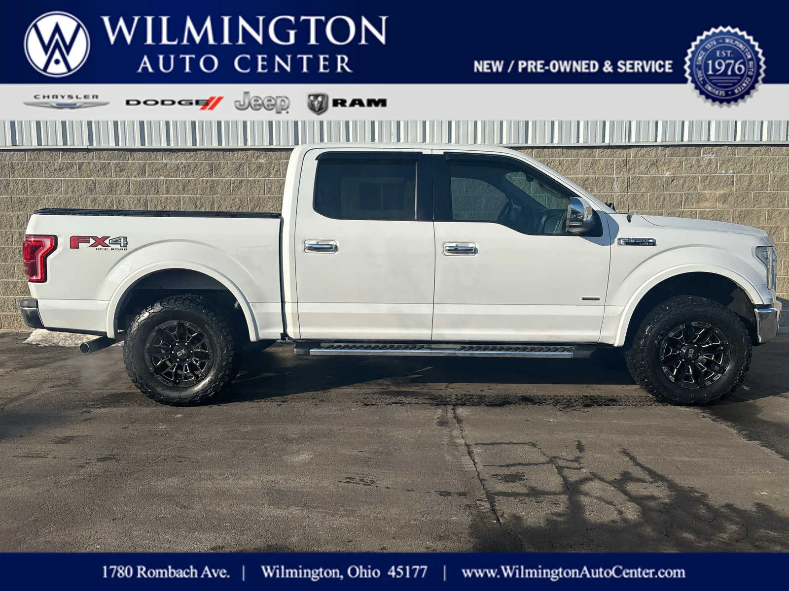 White 2016 Ford F-150 Lariat for sale in Wilmington, OH