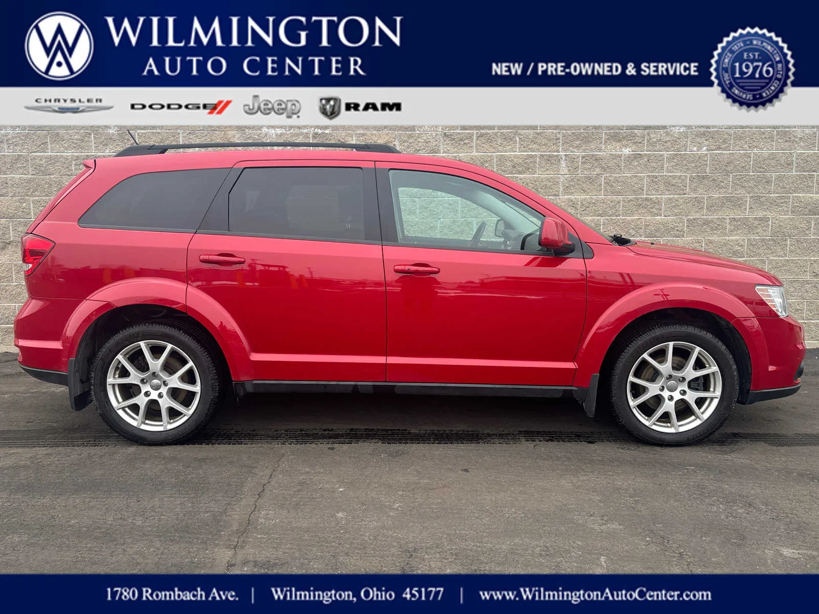 Red 2015 Dodge Journey SXT for sale in Wilmington, OH