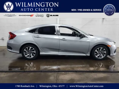 Silver 2016 Honda Civic EX for sale in Wilmington, OH