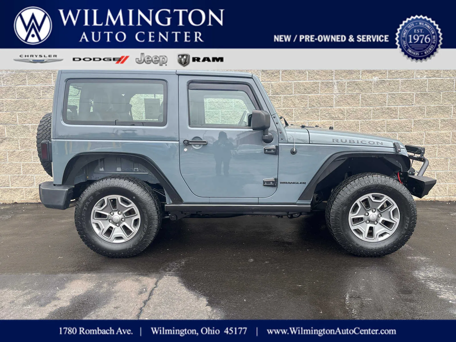 Blue 2015 Jeep Wrangler Rubicon for sale in Wilmington, OH