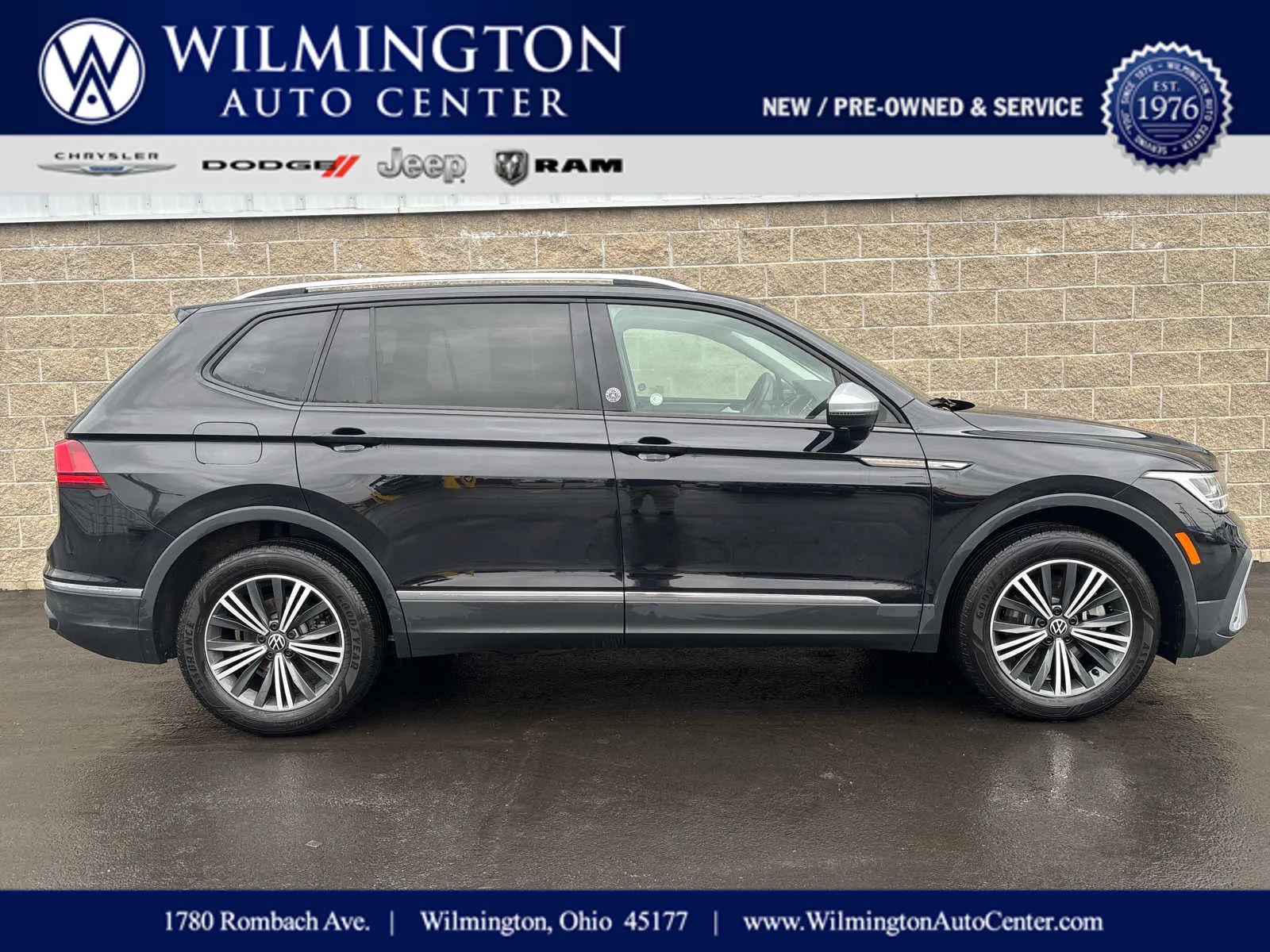 Black 2024 Volkswagen Tiguan Wolfsburg Edition for sale in Wilmington, OH